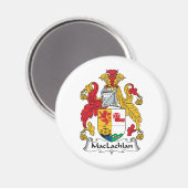 MacLachlan Family Crest Magneet (Voorkant / Achterkant)