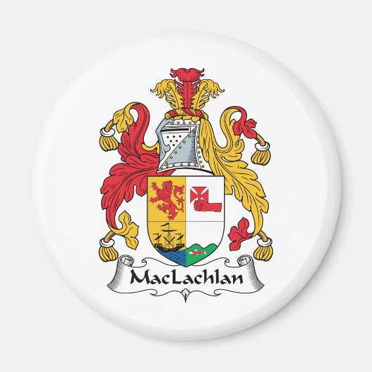 MacLachlan Family Crest Magneet (Voorkant)