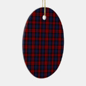 MacLachlan / McLaughlin Clan Tartan Keramisch Ornament (Rechts)