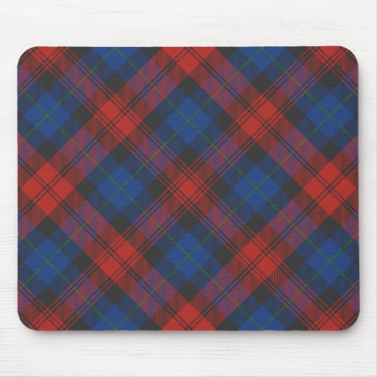 MacLachlan/McLaughlin Tartan Mousepad Muismat (Voorkant)