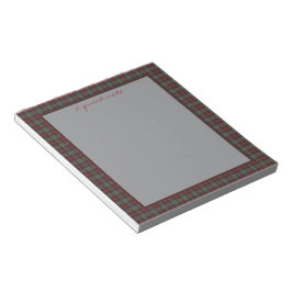 MacLachlan Modern Original Scottish Tartan  Notitieblok