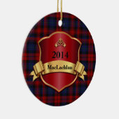 MacLachlan Tartan Aangepast ornament (Rechts)