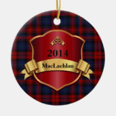 MacLachlan Tartan Aangepast ornament (Voorkant)