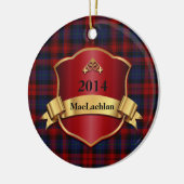 MacLachlan Tartan Aangepast ornament (Links)