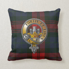 MacLachlan Tartan & Badge Kussen