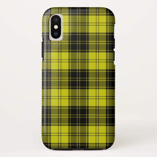 MacLachlan tartan geel zwart geruit Case-Mate iPhone Case (Achterkant)
