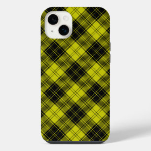 MacLachlan tartan geel zwart ruitpatroon