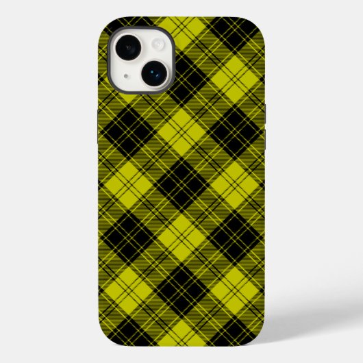 MacLachlan tartan gele zwarte vlecht Case-Mate iPhone Case (Achterkant)