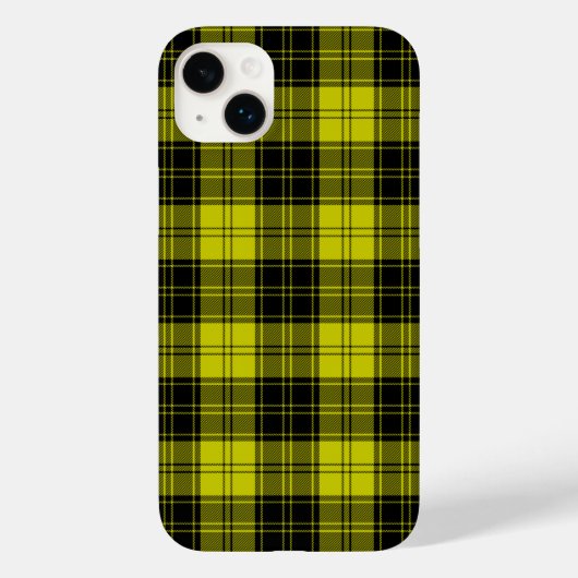 MacLachlan tartan gele zwarte vlecht Case-Mate iPhone Case (Achterkant)