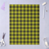 MacLachlan tartan gele zwarte vlecht Tissuepapier (Craft)
