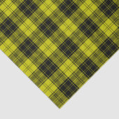 MacLachlan tartan gele zwarte vlecht Tissuepapier (Detail)