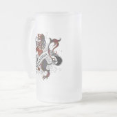 MacLachlan Tartan Lion Matglas Bierpul (Voorkant links)