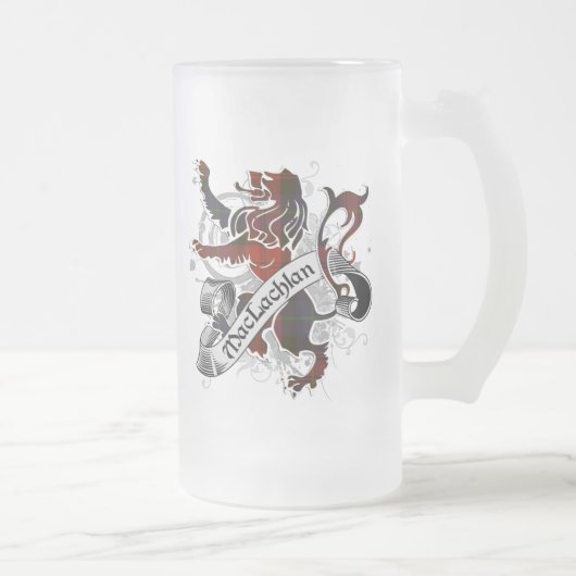 MacLachlan Tartan Lion Matglas Bierpul (Rechts)
