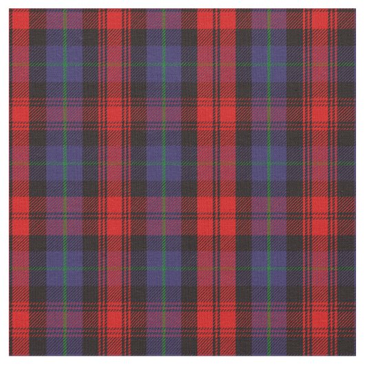 MacLachlan Tartan Print Stof (Close Up)