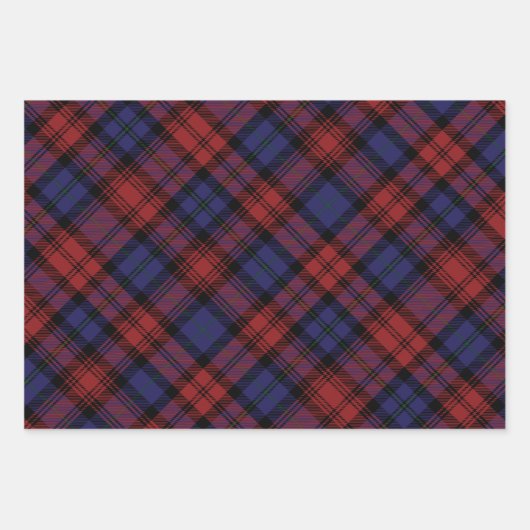 MacLachlan Tartan Pset Pattern Holiday Inpakpapier Vel (Voorkant)