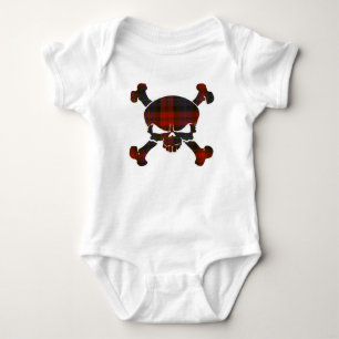 MacLachlan Tartan Skull No Banner Romper