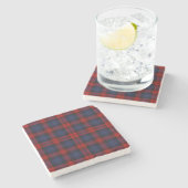MacLachlan Tartan Stenen Onderzetter (Zijkant)