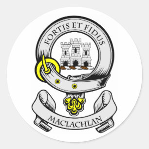 MACLACHLAN wapenschild Ronde Sticker