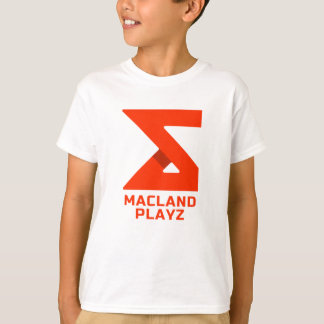 Macland Playz Officiële Merch Unisex White T-Shirt