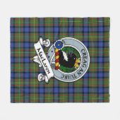 MacLaren Clan Badge Tartan Pset Fleece Deken (Voorkant (Horizontaal))