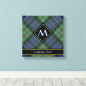 MacLaren Clan Tartan Canvas Afdruk (Insitu (Houten vloer))