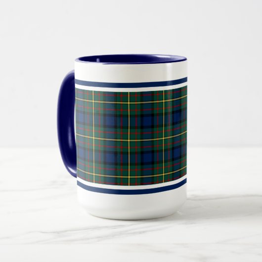 MacLaren Clan Tartan Mok (Voorkant links)