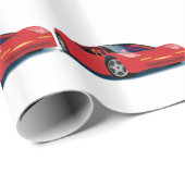 MacLaren Race Car is prachtig gerenderd Cadeaupapier (Rol Hoek)