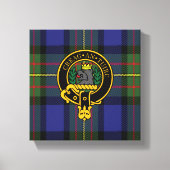 Maclaren Scottish Crest en Tartan Canvas print (Voorkant)