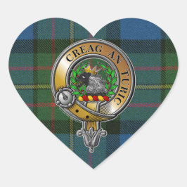 MacLaren Tartan & Badge Hart Sticker