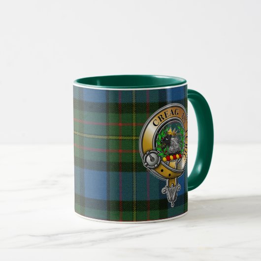 MacLaren Tartan & Badge Mok (Voorkant rechts)