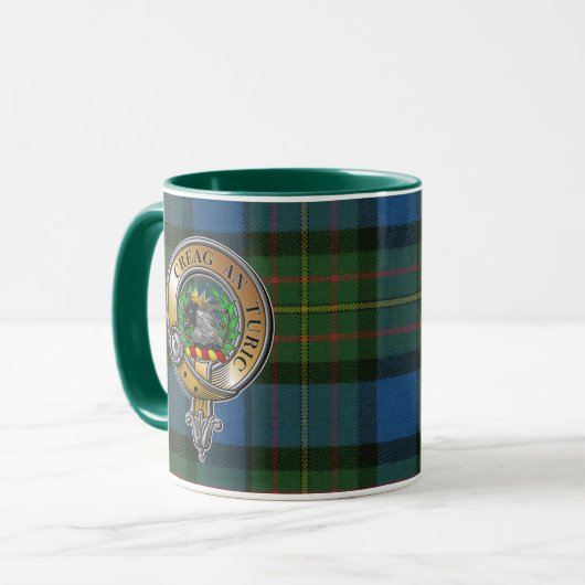 MacLaren Tartan & Badge Mok (Voorkant links)