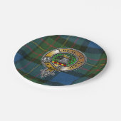 MacLaren Tartan & Badge Papieren Bordje (Gekanteld)