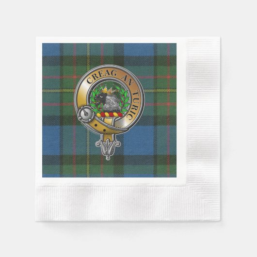 MacLaren Tartan & Badge Servet (Voorkant)