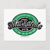 MacLaren's Pub Briefkaart (Voorkant)
