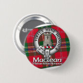 Maclean Clan Ronde Button 5,7 Cm (Voorkant /achterkant)