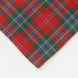 MacLean Clan Rood, Groen en Blauw Tartan Fleece Deken