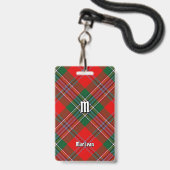 MacLean Clan Tartan Badge (Voorzijde met lanyard)