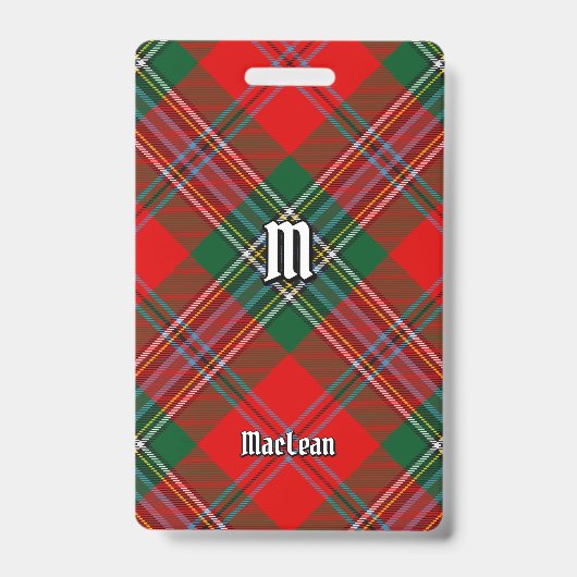 MacLean Clan Tartan Badge (Voorzijde)