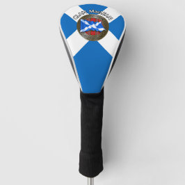 MacLean Clan Tartan Knoop & Vlag Golfheadcover