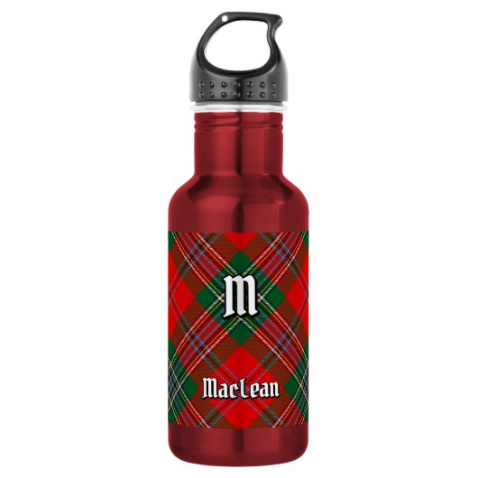 MacLean Clan Tartan Waterfles (Voorkant)