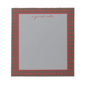 MacLean Duart Modern Original Scottish Tartan  Notitieblok (Voorkant)