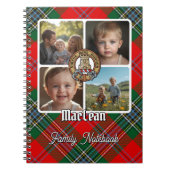 MacLean familiefotocollage Notitieboek (Voorkant)