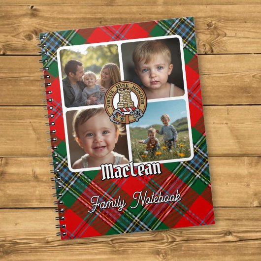 MacLean familiefotocollage Notitieboek