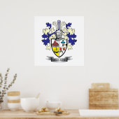 MacLean Family Crest Coat of Arms Poster (Keuken)