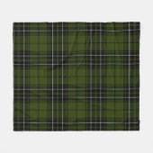 MacLean Hunting Plaid Fleece Deken (Voorkant (Horizontaal))