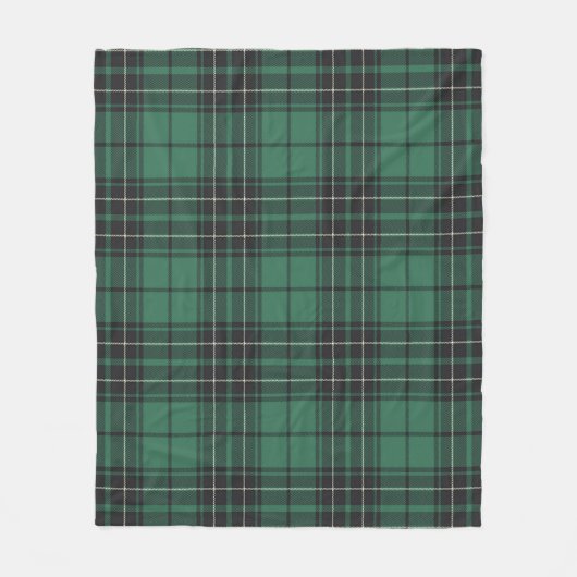 MacLean Jacht Ancient Plaid Fleece Deken (Voorkant)
