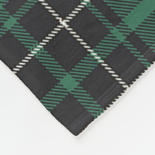 MacLean Jacht Ancient Plaid Fleece Deken (Hoek)
