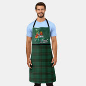 MacLean Jacht Oude Originele Tartan Kerstmis Schort (Gedragen)