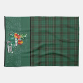 MacLean Jacht Oude Originele Tartan Kerstmis Theedoek (Horizontaal)