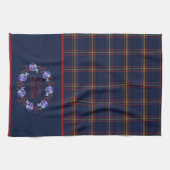 MacLean Lochbuie Originele Tartan Kerstmis Theedoek (Horizontaal)